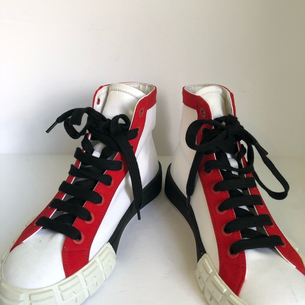 Prada High-Top Logo Chunky Sneakers - Picture 7 of 9